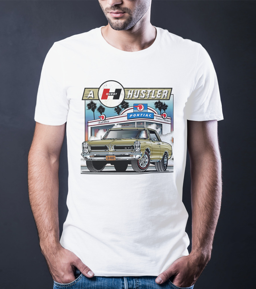 A Hurst Hustler 1965 Pontiac GTO Speeding T-Shirt