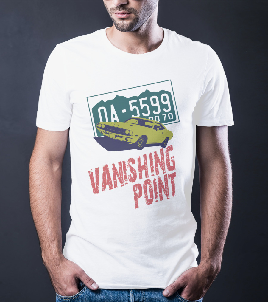 Vanishing Point OA-5599 70s Car Iconic Reference T-Shirt