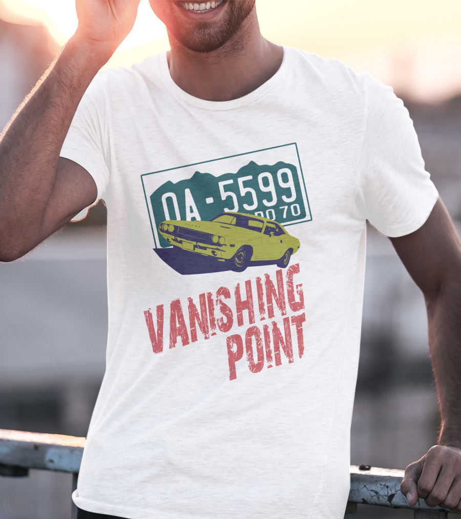Vanishing Point OA-5599 70s Car Iconic Reference T-Shirt