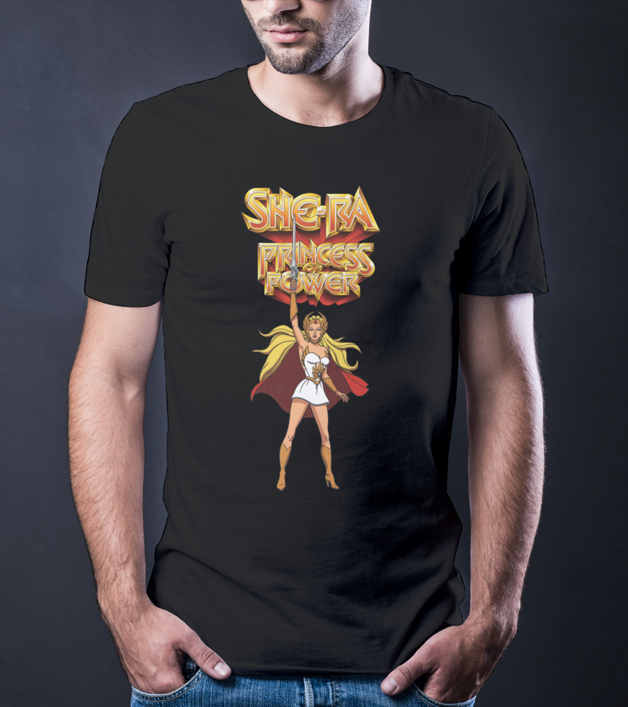 She Ra Princess Of Power Iconic Heroine And Sword T-Shirt