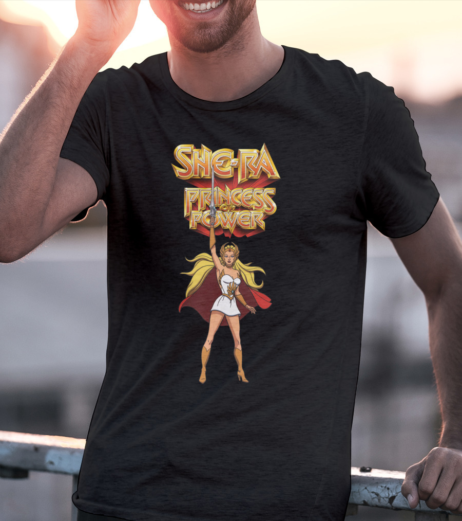 She Ra Princess Of Power Iconic Heroine And Sword T-Shirt