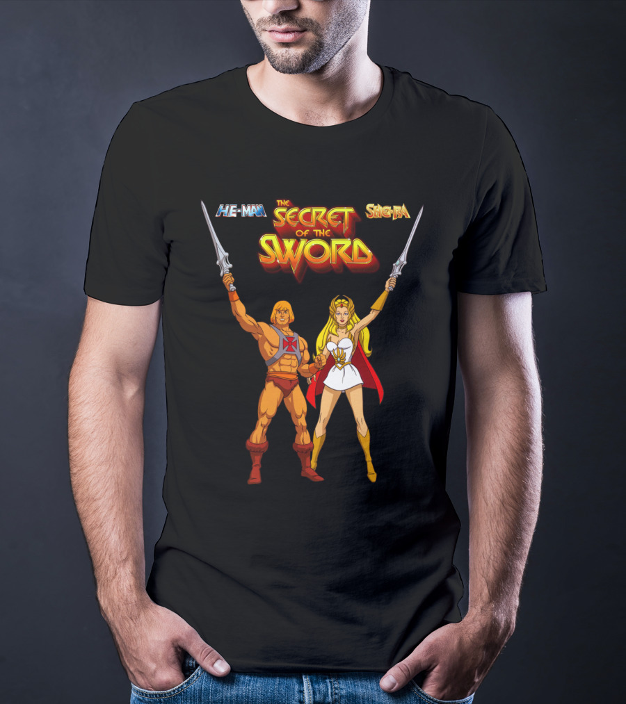 He-Man And She-Ra The Secret Of The Sword T-Shirt