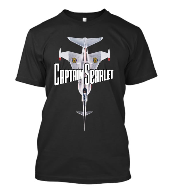 Captain Scarlet Spectrum Angel Interceptor Aircraft T-Shirt