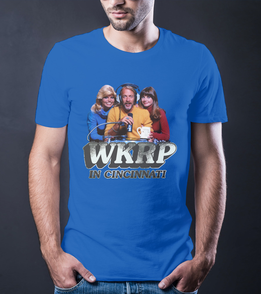 WKRP In Cincinnati Retro Cast 70s Radio Show T-Shirt