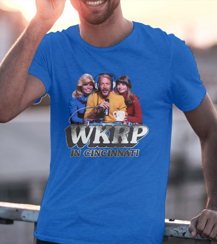 WKRP In Cincinnati Retro Cast 70s Radio Show T-Shirt
