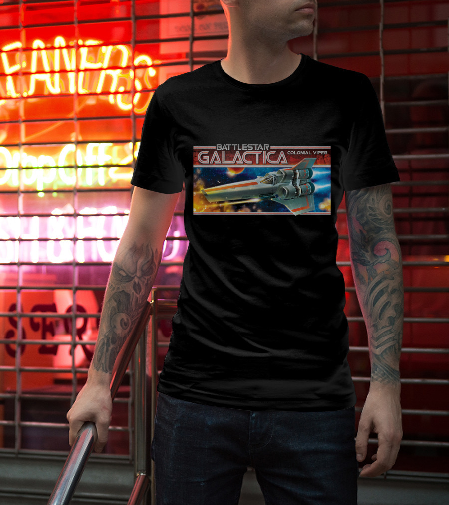 Battlestar Galactica Colonial Viper Spacecraft T-Shirt