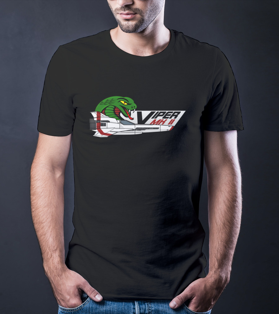 Battlestar Galactica Viper MK II Snake T-Shirt