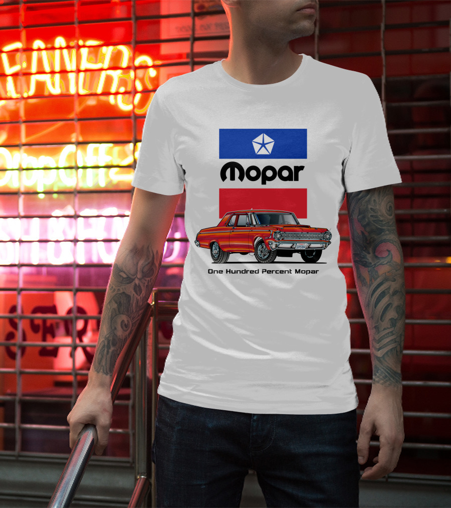 Mopar One Hundred Percent 1964 Dodge Super 440 T-Shirt