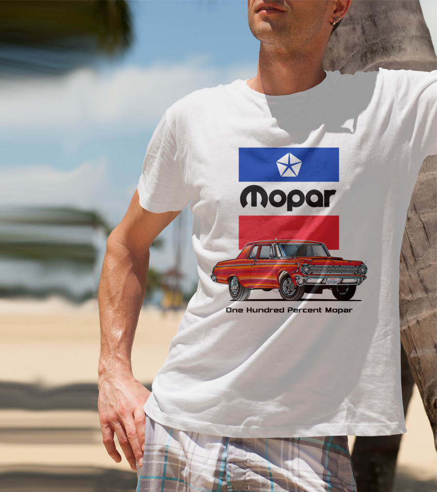 Mopar One Hundred Percent 1964 Dodge Super 440 T-Shirt