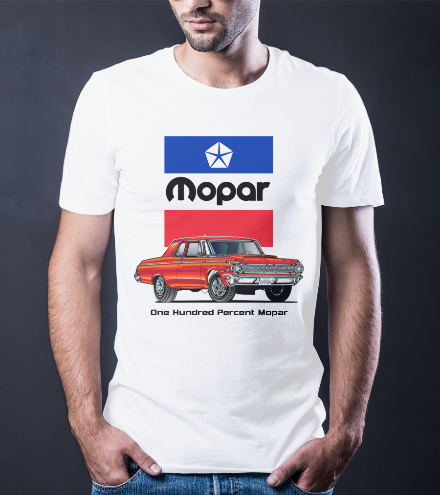 Mopar One Hundred Percent 1964 Dodge Super 440 T-Shirt