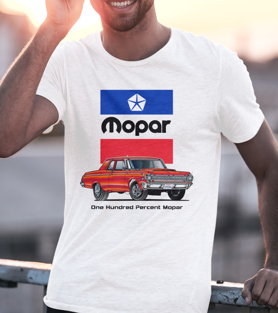Mopar One Hundred Percent 1964 Dodge Super 440 T-Shirt