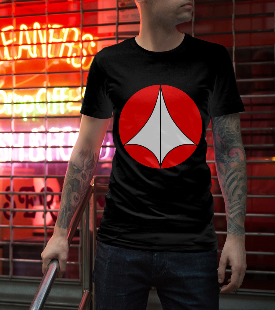 Robotech Symbol Red And White Circle Emblem T-Shirt