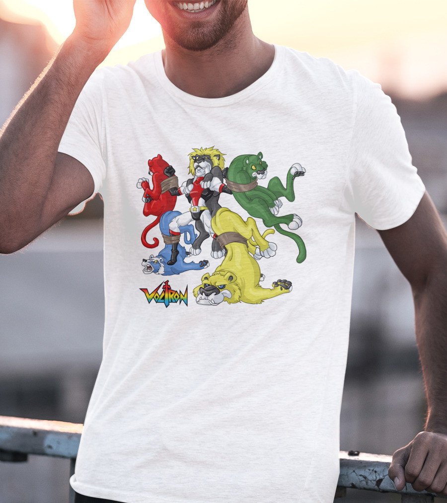 Voltron Classic Lions Team Assembly T-Shirt