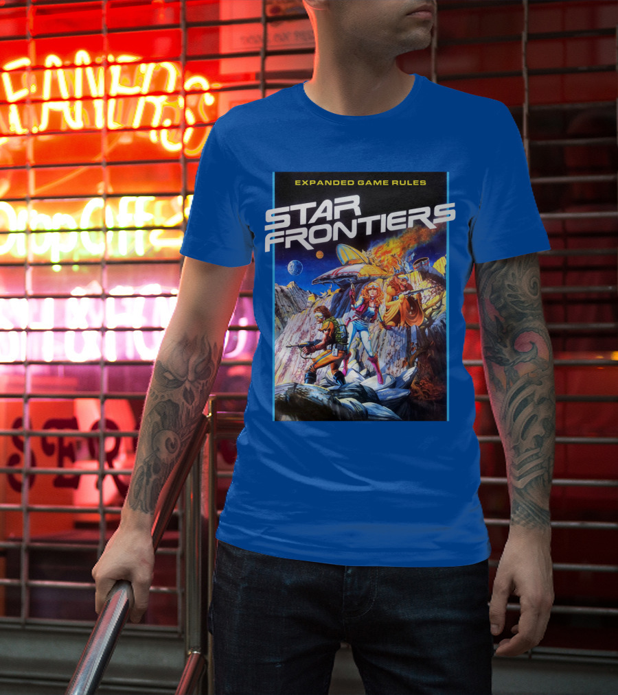 Star Frontiers Expanded Game Rules Retro Sci-Fi Adventure T-Shirt