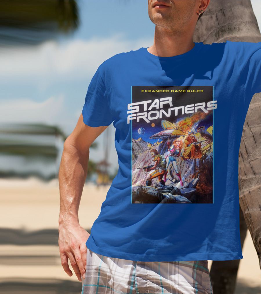 Star Frontiers Expanded Game Rules Retro Sci-Fi Adventure T-Shirt