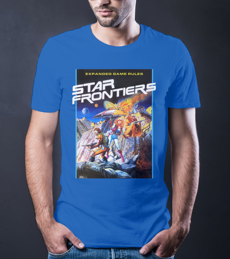 Star Frontiers Expanded Game Rules Retro Sci-Fi Adventure T-Shirt