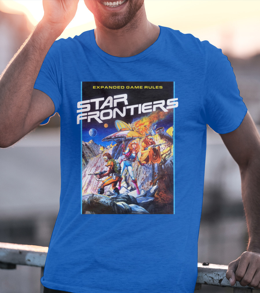 Star Frontiers Expanded Game Rules Retro Sci-Fi Adventure T-Shirt