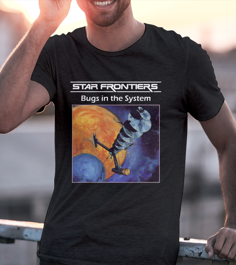 Star Frontiers Bugs In The System Space Satellite Planets T-Shirt