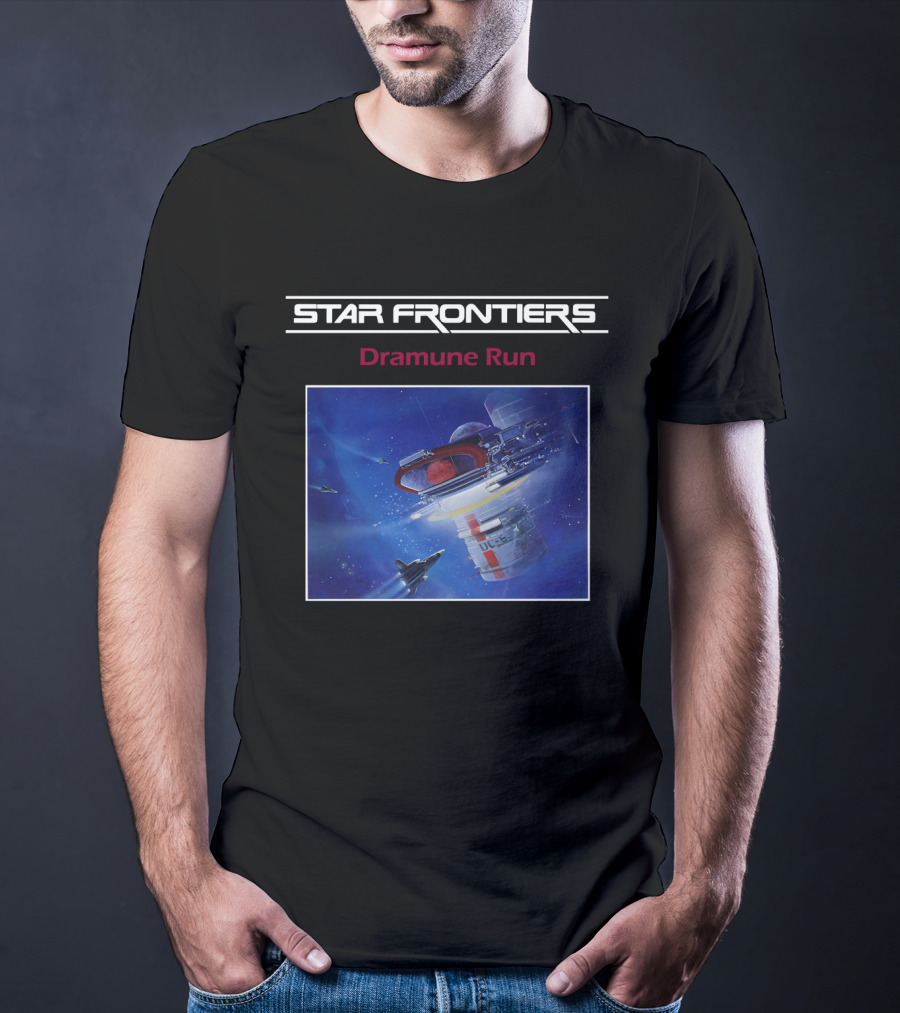 Star Frontiers Dramune Run Space Adventure Scene T-Shirt