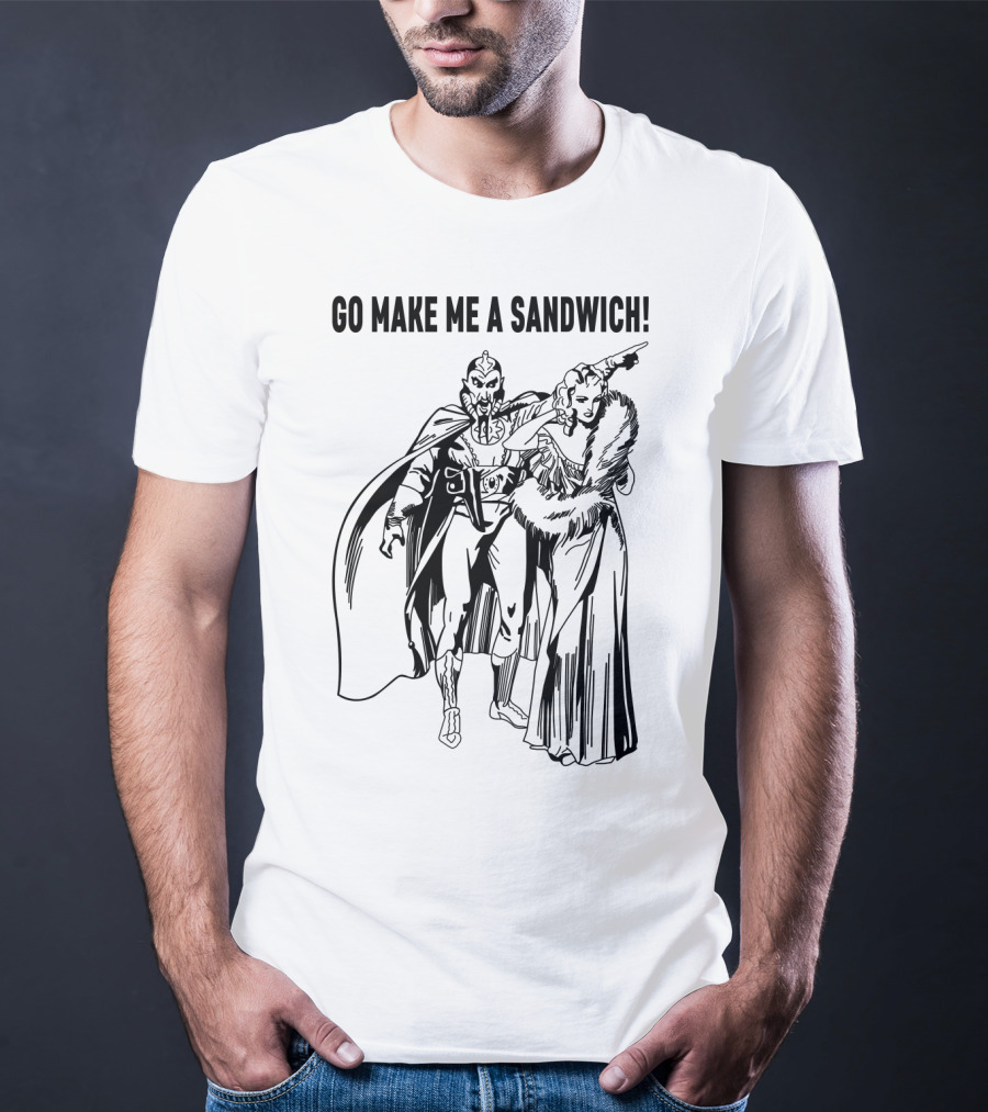 Go Make Me A Sandwich Flash Gordon Comic T-Shirt