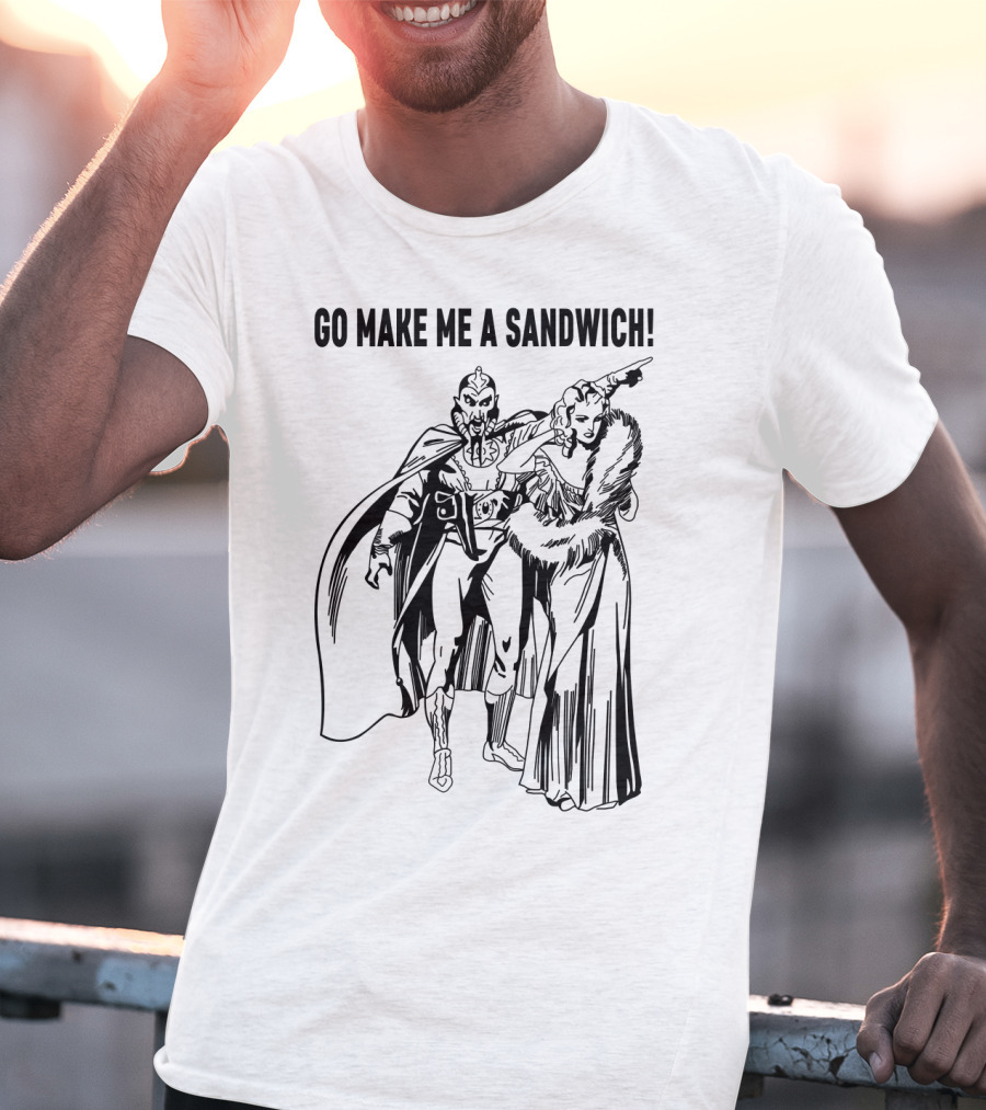 Go Make Me A Sandwich Flash Gordon Comic T-Shirt