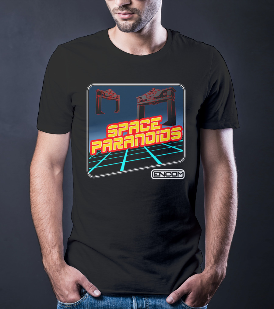 Space Paranoids Encom Retro Arcade T-Shirt