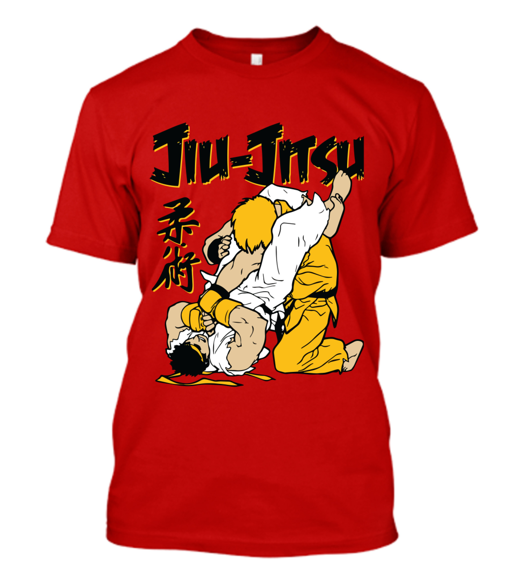 Jiu Jitsu Street Ryu Ken Martial Arts Showdown T-Shirt