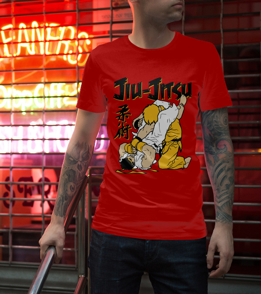 Jiu Jitsu Street Ryu Ken Martial Arts Showdown T-Shirt