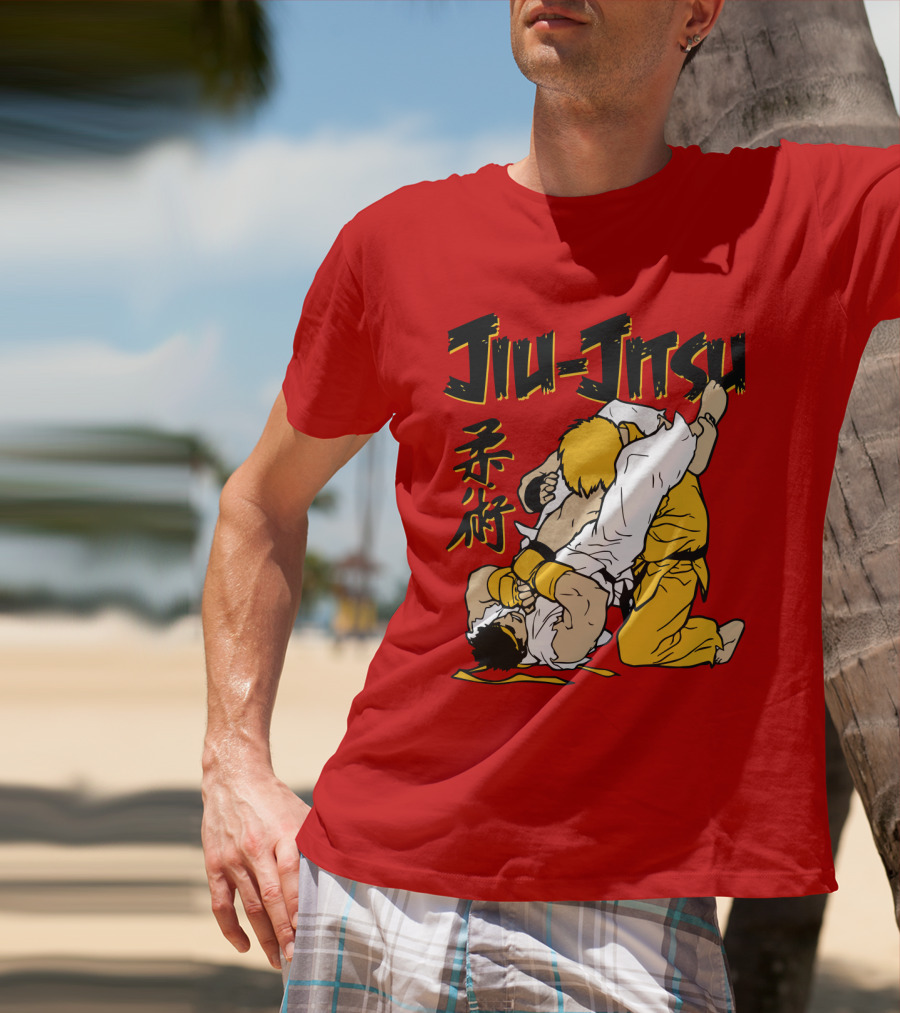 Jiu Jitsu Street Ryu Ken Martial Arts Showdown T-Shirt