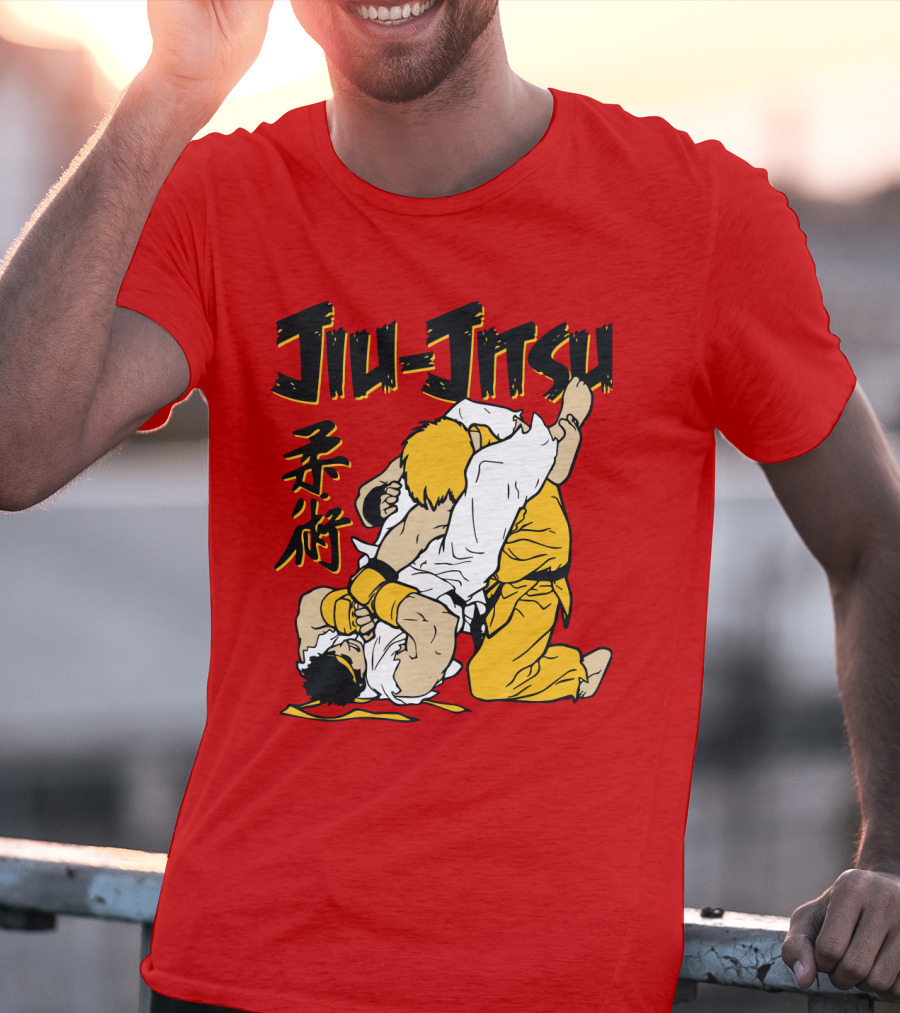 Jiu Jitsu Street Ryu Ken Martial Arts Showdown T-Shirt