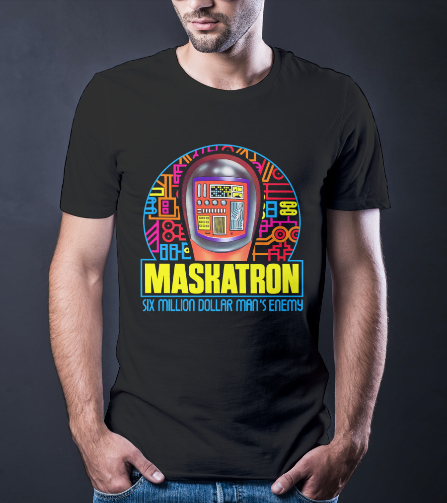 Maskatron Six Million Dollar Man's Enemy T-Shirt