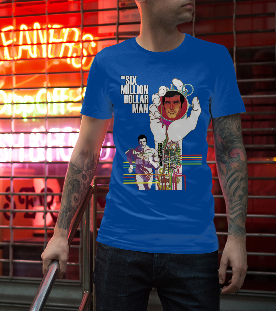 The Six Million Dollar Man Bionic Circuitry Action Hero T-Shirt