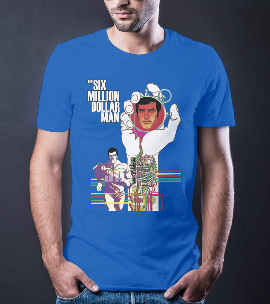The Six Million Dollar Man Bionic Circuitry Action Hero T-Shirt
