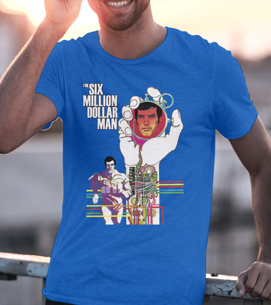 The Six Million Dollar Man Bionic Circuitry Action Hero T-Shirt