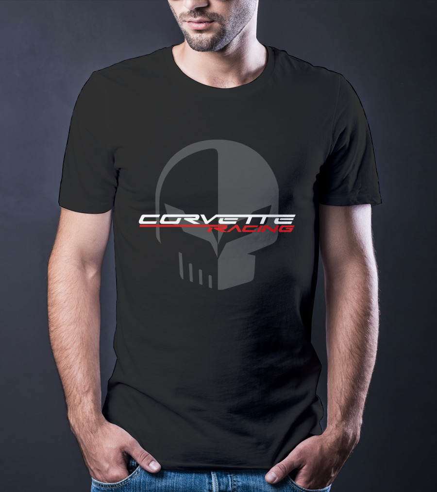 Corvette Racing Skull T-Shirt