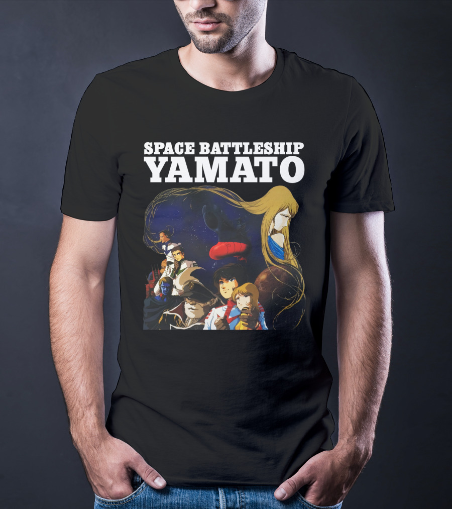 Space Battleship Yamato Classic Anime Crew Collection T-Shirt