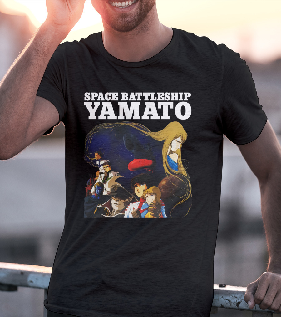 Space Battleship Yamato Classic Anime Crew Collection T-Shirt