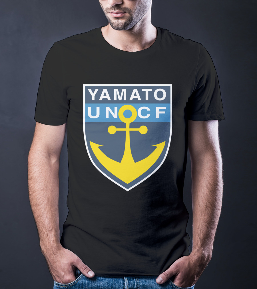 Yamato UNCF Anchor Emblem Space Battleship Crest T-Shirt