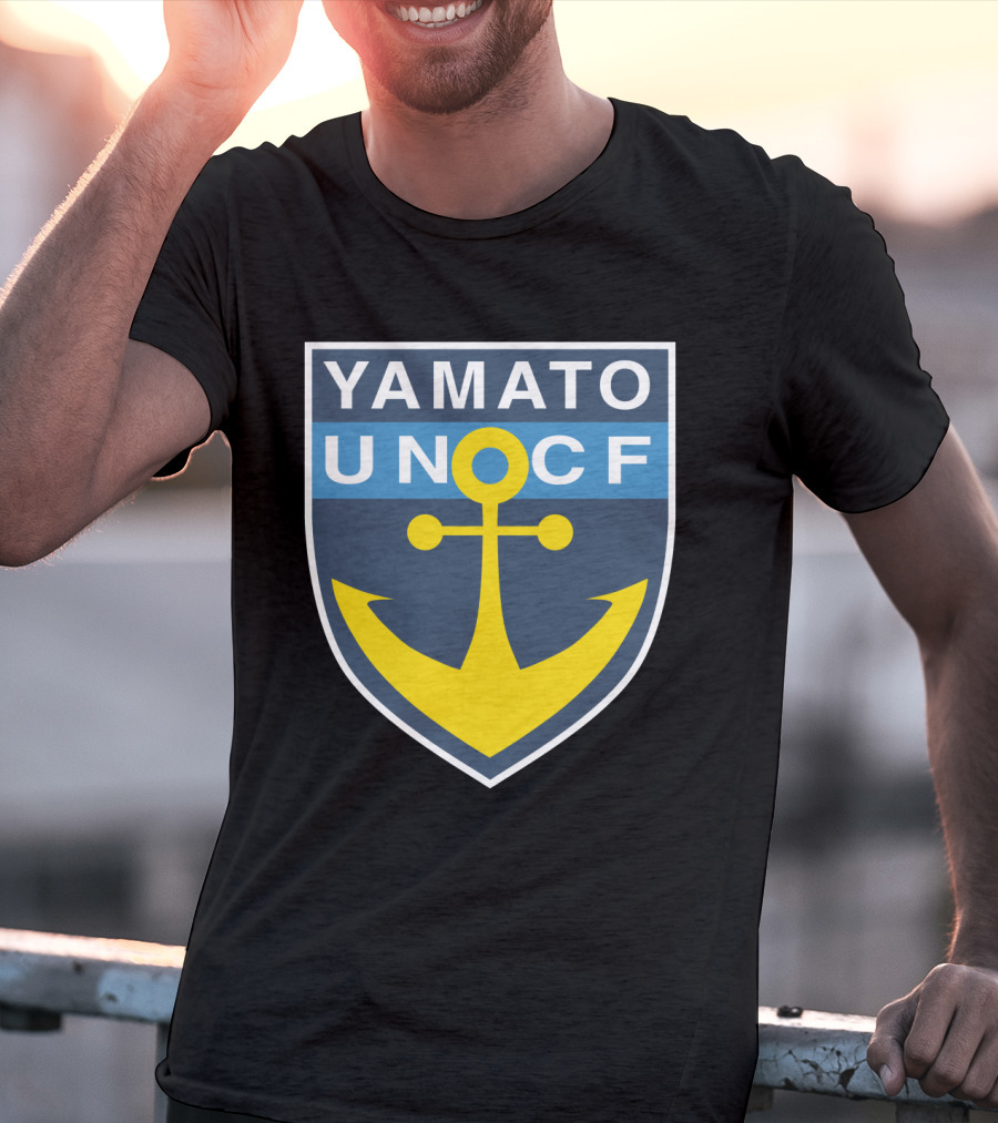 Yamato UNCF Anchor Emblem Space Battleship Crest T-Shirt