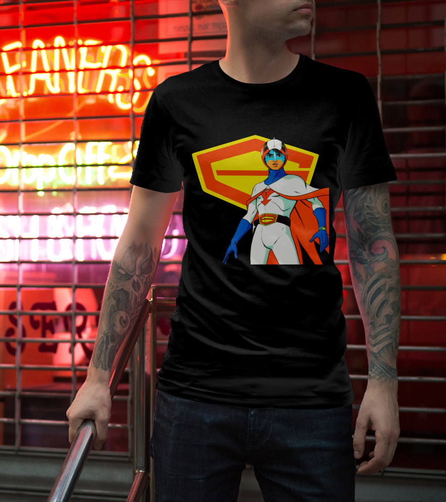 Battle Of The Planets G Force Iconic Character With Emblem T-Shirt