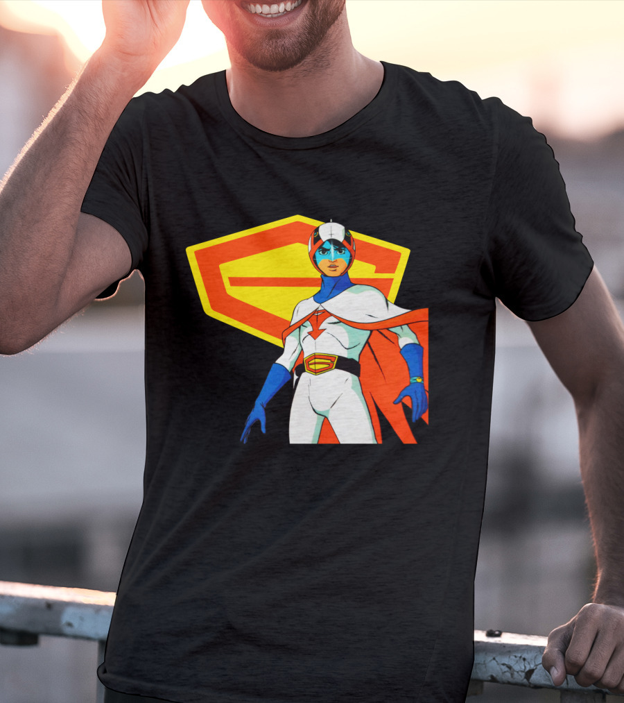 Battle Of The Planets G Force Iconic Character With Emblem T-Shirt