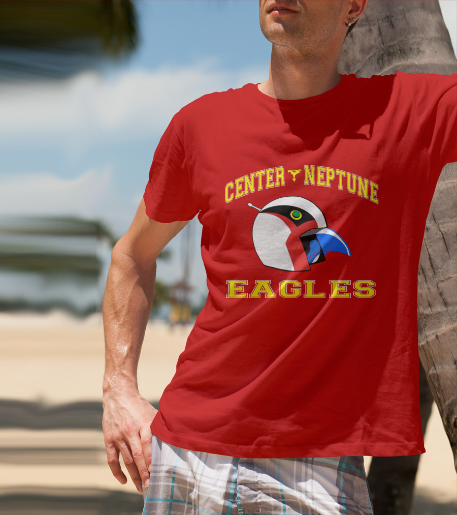 Center Neptune Eagles G-Force Helmet T-Shirt