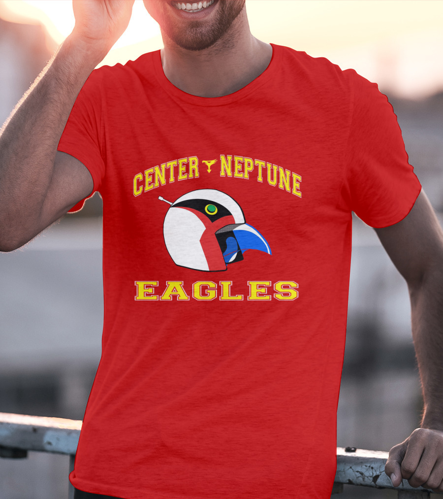 Center Neptune Eagles G-Force Helmet T-Shirt