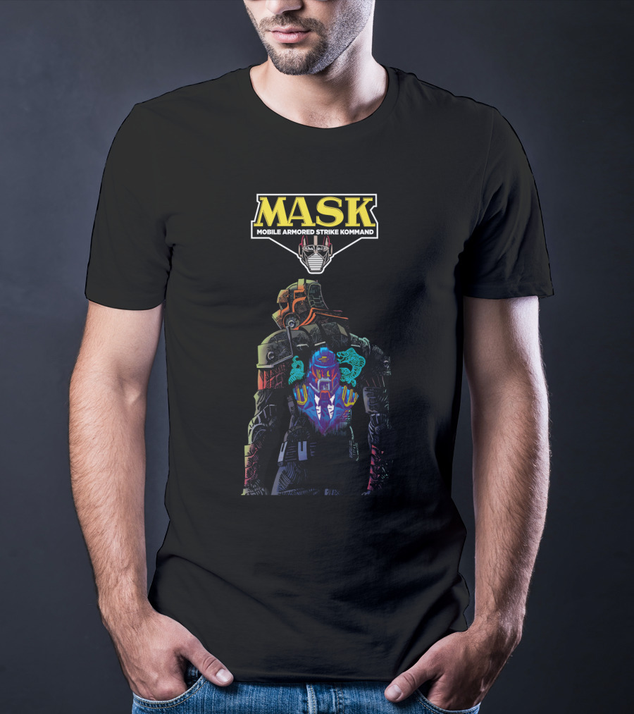 MASK Mobile Armored Strike Kommand Retro Robot Warrior T-Shirt