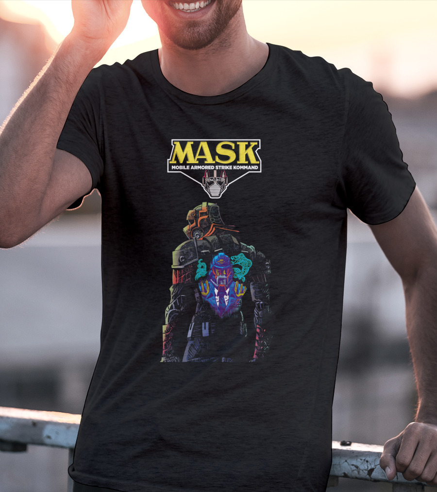 MASK Mobile Armored Strike Kommand Retro Robot Warrior T-Shirt