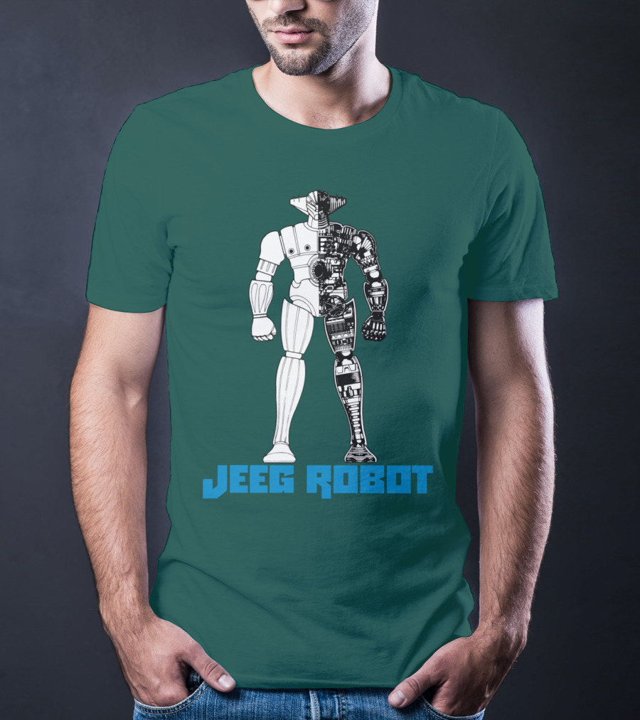 Jeeg Robot Cyborg Half-Mechanical T-Shirt