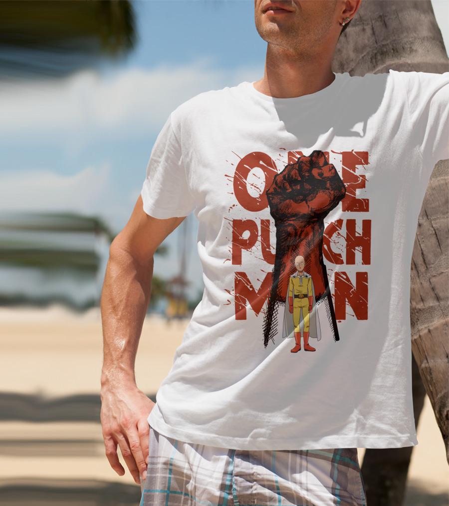 One Punch Man Saitama Hero Fist Power T-Shirt