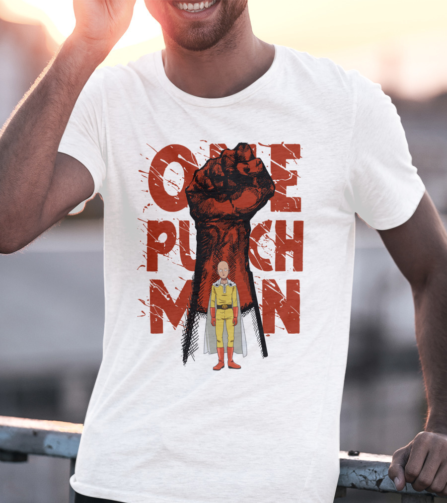 One Punch Man Saitama Hero Fist Power T-Shirt