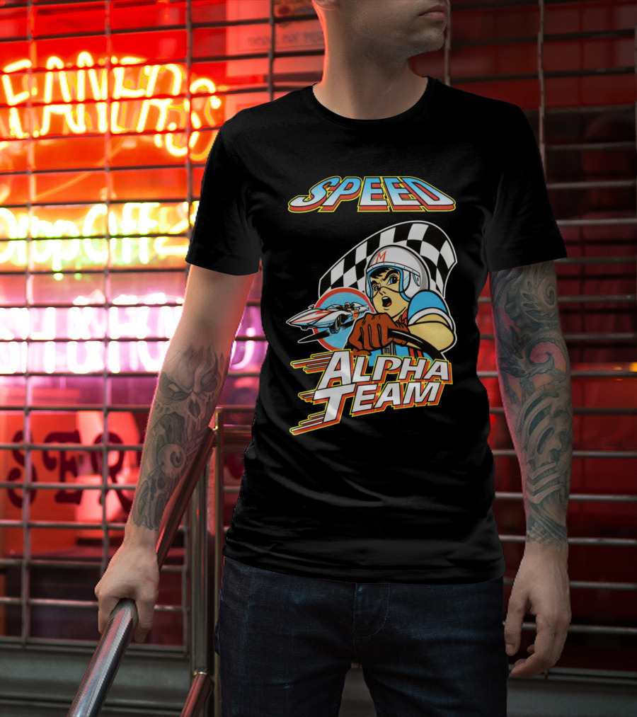 Speed Racer Alpha Team Dynamic Racing Adventure T-Shirt
