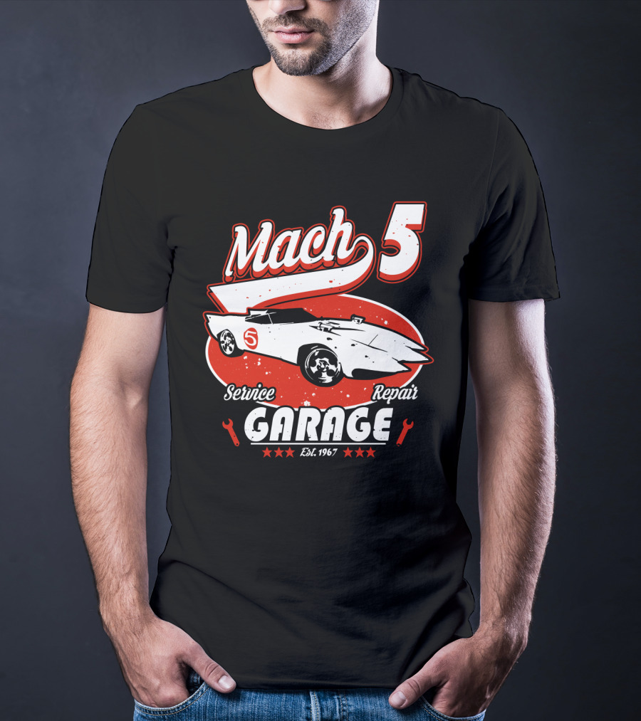 Mach 5 Service Repair Garage Est 1967 T-Shirt